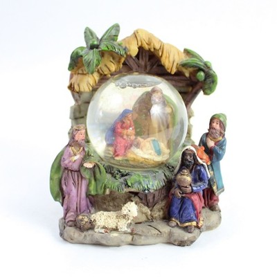 Rite Aid Schneekugel Weihnachtskrippe Nativity Scene 5''