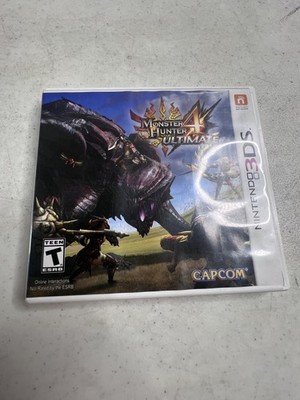 Monster Hunter 4 Ultimate Nintendo 3DS Video Game Multiplayer Online RPG