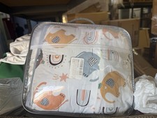 Elephant Baby Lounger Bedding Set Multicolor Nursery Rainbow Design Bedding Sets