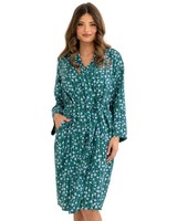 Pour Moi Pure Cotton Dressing Gown Womens Comfortable Robe 23267
