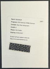 2025 Panini Donruss WNBA Kiki Iriafen RC #6 Next Day Autographs On Card SSP
