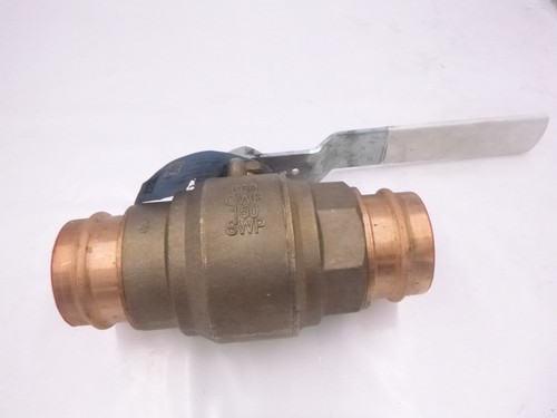 NIBCO HP840XF PC-585HP-LF 3" Press End Bronze Ball Valve Copper