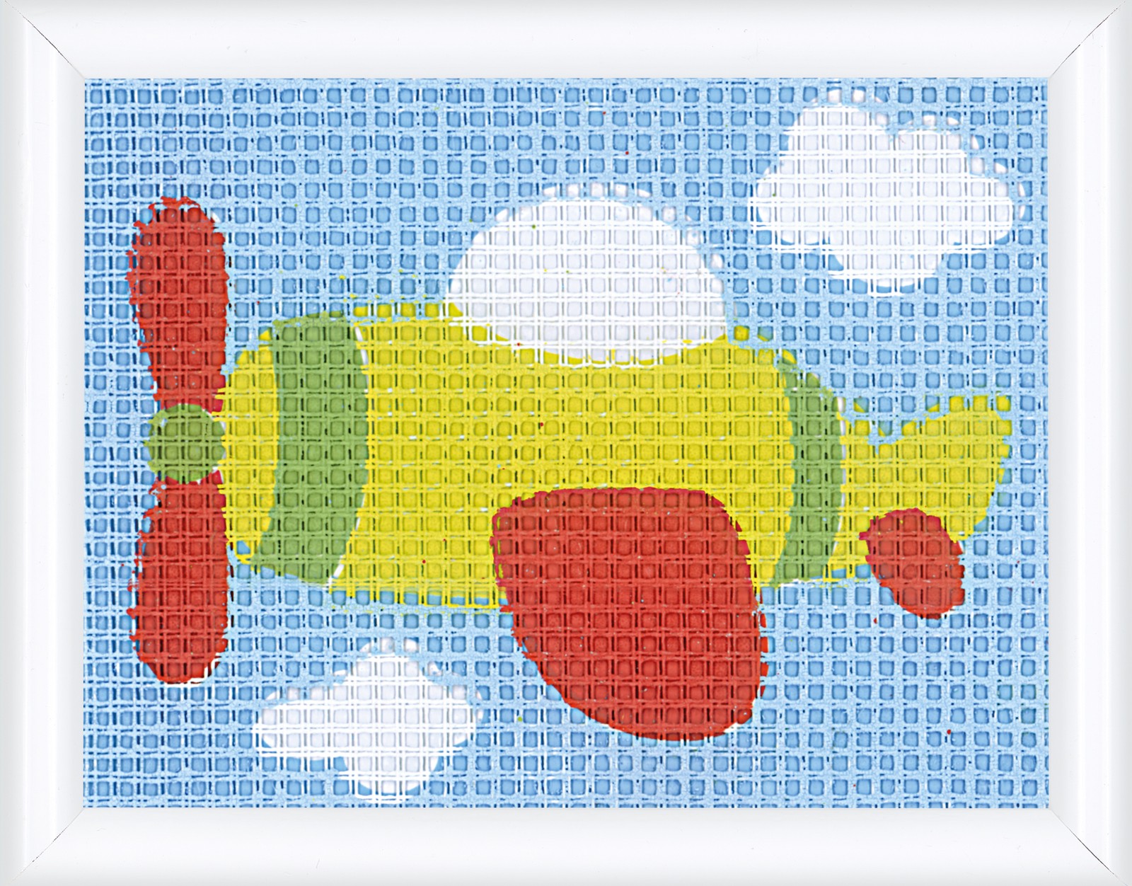 Vervaco Half Cross Stitch / Tapestry Kit: Airplane