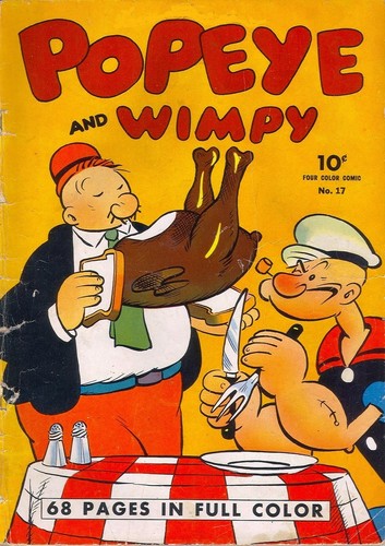 Four Color Comics #17 Popeye and Wimpy Photocopy Comic Book