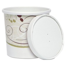 SOLO KHSB12ASYM 12 oz. Symphony Flexstyle Poly Food Combo Packs (250/CT) New