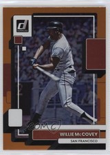2022 Panini Donruss Holo Orange Willie McCovey #164 HOF 08jk