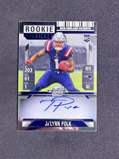 2024 Panini Contenders Optic Ja'lynn Polk #118 Rookie Ticket On Card Auto RC