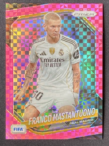 Franco Mastantuono 2025-26 Panini Prizm FIFA Pink Power Base /75 #194
