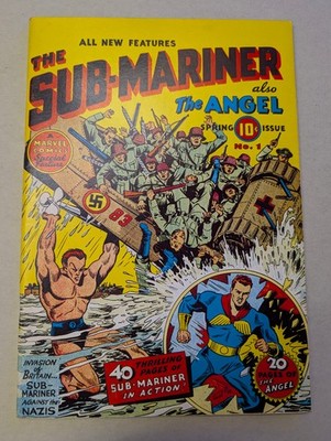 Sub-Mariner Comics #1 Reprint, Flashback #19, 1969, Timely Comics/Marvel