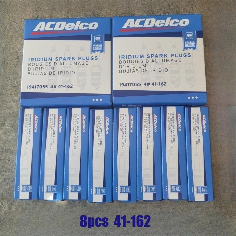 8PCS NEW Spark Plug-Iridium ACDelco 41-162 FAST FREE SHIPPING 19417055 USA