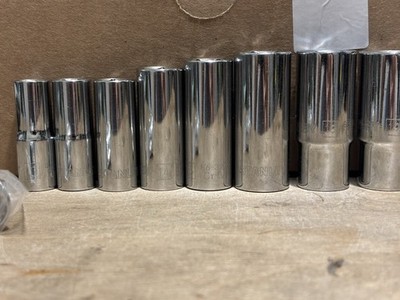 Stanley Socket Set - 3/8  Drive 6pt - Metric - Deep Well