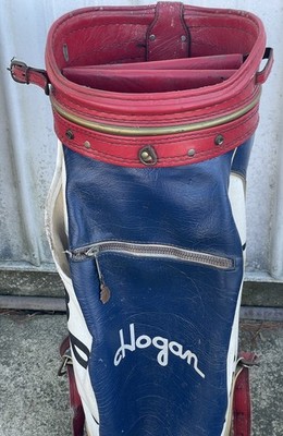 Vintage Ben Hogan Golf Bag Red White Blue Caddy Carry Rare | eBay