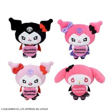 Sanrio Kuromi  My Melody Sparkling Celebrate Mascot Plush Set of 4 SEGA PSL