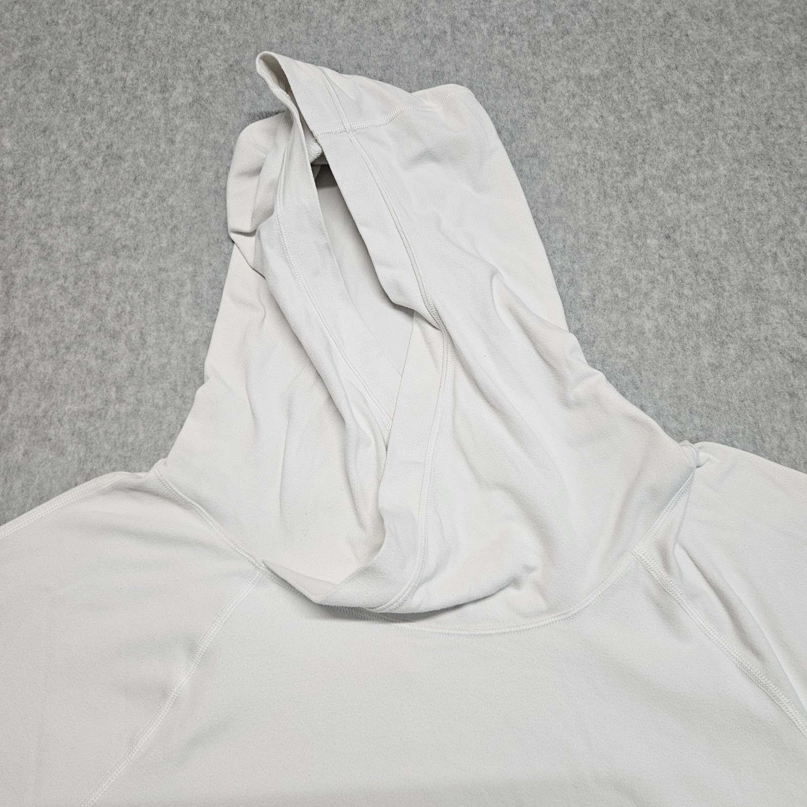 Lululemon Womens Solid White Pullover Hoodie Sz. … - image 2