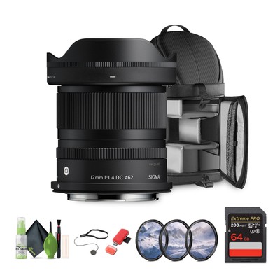 Sigma 12mm f/1.4 DC Contemporary (Canon RF) Bundle 1