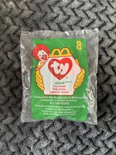 McDonald's Ty Teenie Beanie Babies Scoop 1998/1993 Oakbrook/OakBrook tag error 