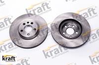 2X Bremsscheibe Kraft 6043200 2 Bremsscheiben Vorderachse Vorne