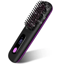 Numoya Portable Straightener Brush Numoya Go Brush Pro Cordless Hair Straight
