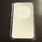 BUFFALO INDIAN HEAD .999 FINE SILVER TEN TROY OUNCES SILVER BAR Sealed