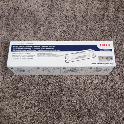 Oki 43979201 Black Toner Cartridge - SEALED