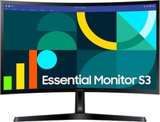 24" Samsung S3 S36GD 100Hz Curved Monitor LS24D368GANXZA  1444G