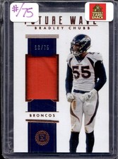 2019 Panini Encased #FW18 Bradley Chubb Future Wave Materials #/75