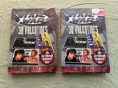 Lot Of 2 Star Wars 3D Valentines 10 Different Designs 1998