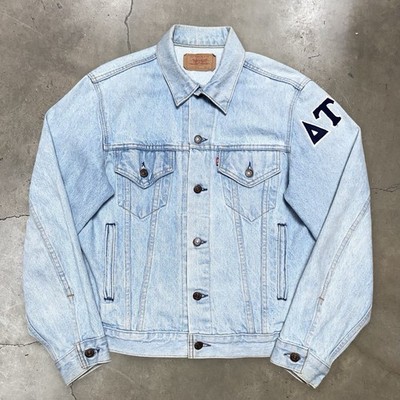 Vintage 80s Levi's Denim Trucker Jacket Made in USA 777 Rare Size M Light Wash