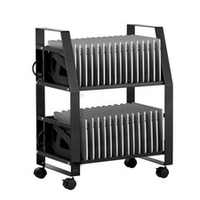 Laptop Cart 32 Device Mobile Open Charging Station Up 15.6 in Screen Size