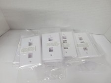 24 Pack Lot - Keystone 3 Hole Port Jack Wall Face Plate Network CAT5e CAT6 White