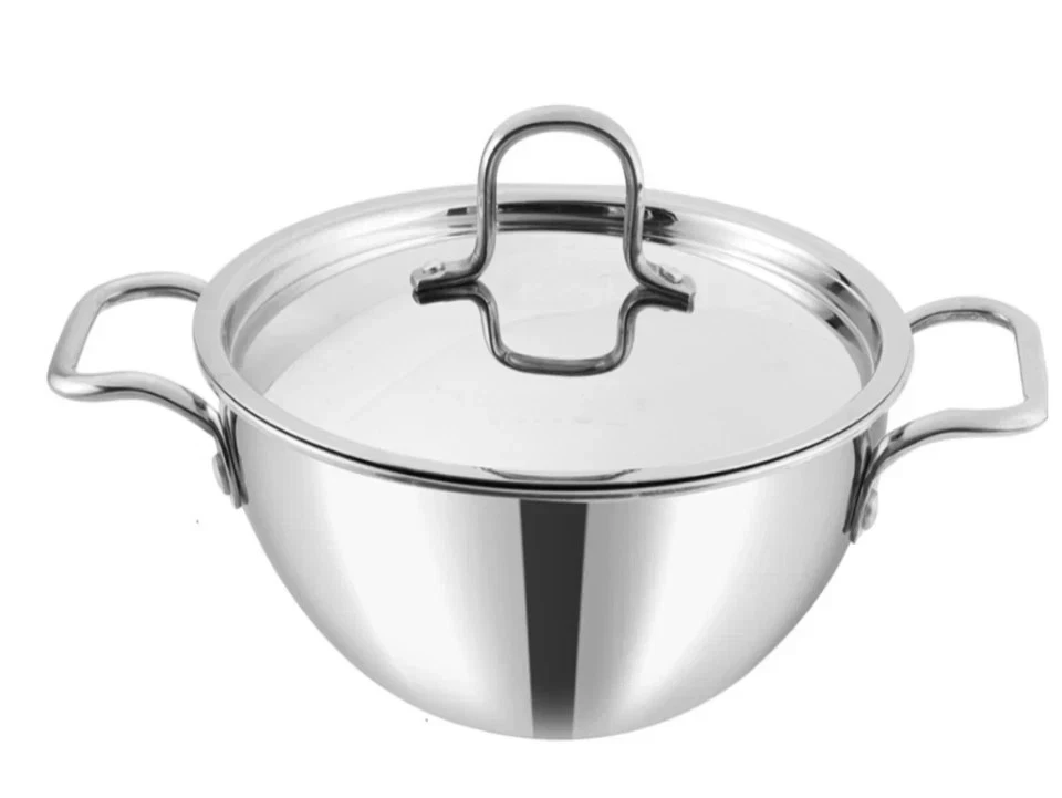 VINOD Stainless Steel Tri Ply DEEP Kadai Wok Saucepan Food Server Dish Induction
Opens in a new wind