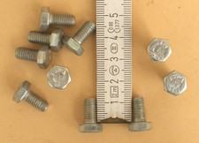 DDR Original ESKA Sechskant Maschinenschraube M6x12, verzinkt, 10 Stück