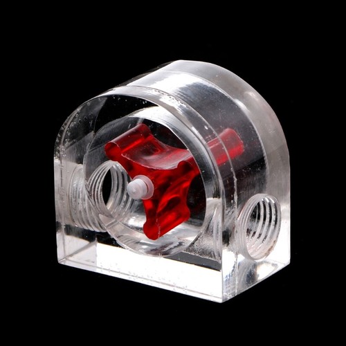 PC Acrylic Digital G1/4" BY8 Impeller Flow Meter for Water for Tank Liquid Coole - Afbeelding 8 van 9