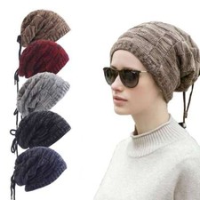 Beanie Hat Cap Cuff Thick Knit Ski Skull Winter Warm Slouchy Men Women Unisex US