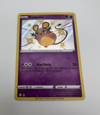 Pokémon - Shiny Dedenne - SV051/SV122 - Shining Fates - Ultra Rare