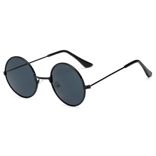 Fashion Men Women Unisex Round Sunglasses Circle Hippie Steampunk Retro Glasses - Picture 6 of 18