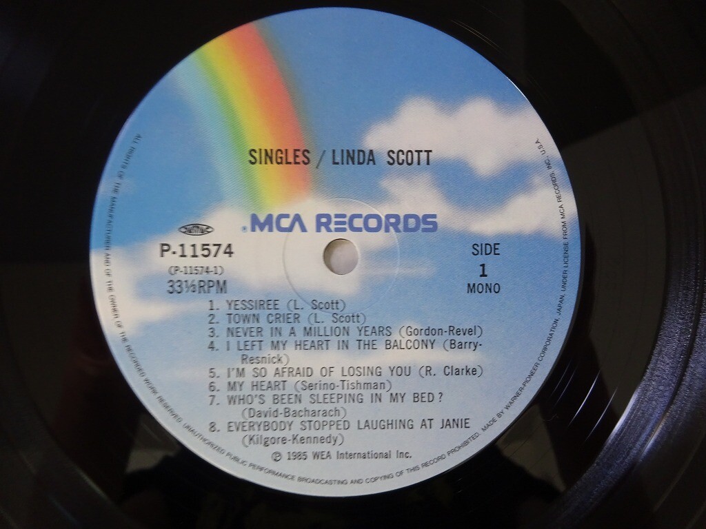 情事　LP Linda Scott Singles MCA Records P-11574 Japan VINYL LP OBI | eBay