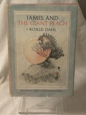 VTG James and the Giant Peach 1961 1st Edition Early Printing Roald Dahl RARE DJ