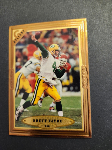 1997 Topps Gallery Football - #100 - Brett Favre - Green Bay Packers - 第 1/3 張圖片