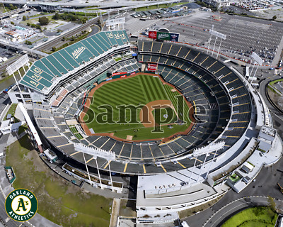 Aerial View  Oakland Coliseum Oakland Athletics Raiders Color 8 X 10 Photo Pic