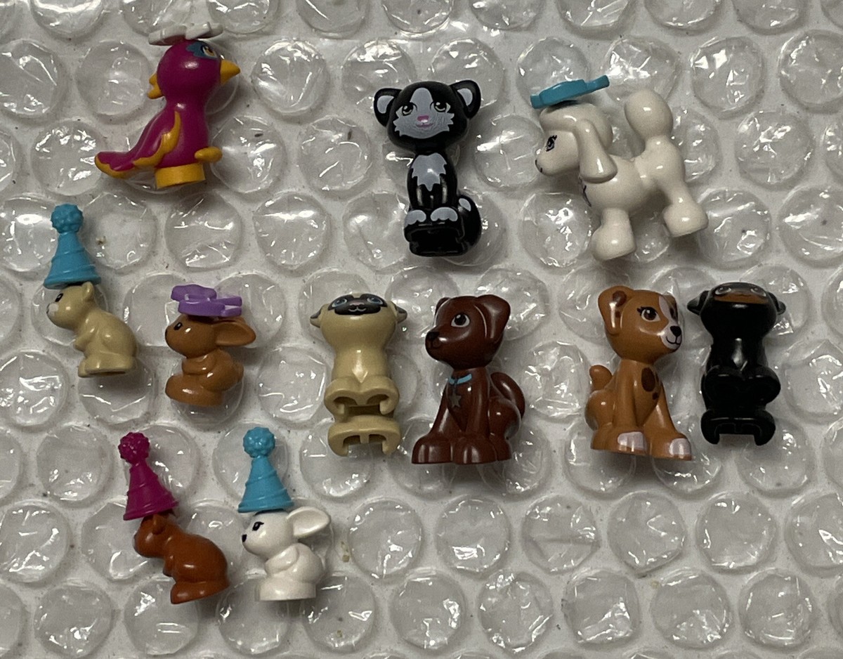 Genuine LEGO Friends 11 Animal Bundle - Lot of 6 Dogs 1 Cat 2