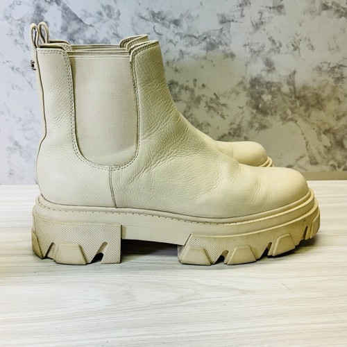 Sam Edelman Womens Daelyn Chelsea Boot Ivory Size 10 - Picture 3 of 5