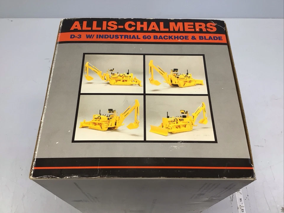 Retroexcavadora y cuchilla Allis-Chalmers HD-3 Crawler Industrial 60 por SpecCast 1/16 Foto 3 de 4