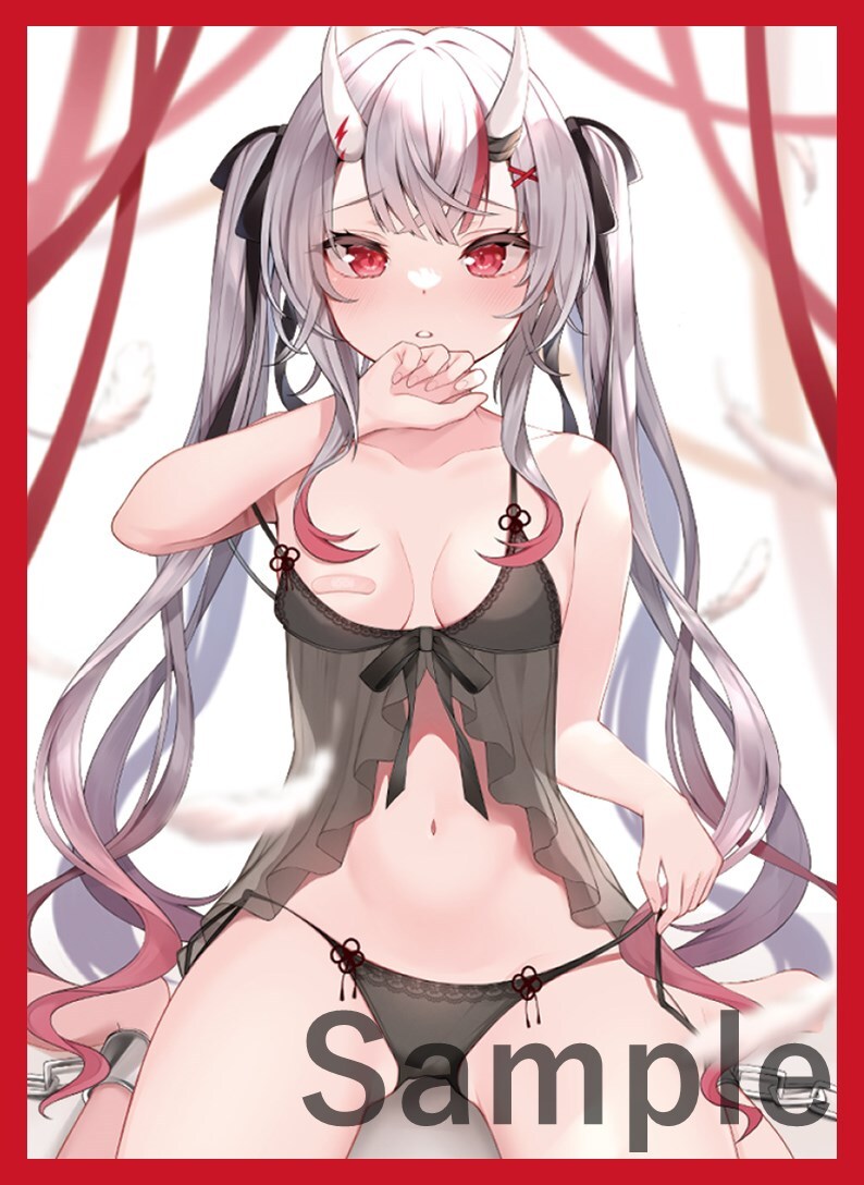 VTuber hololive Nakiri Ayame doujin Card Sleeve Protector | eBay