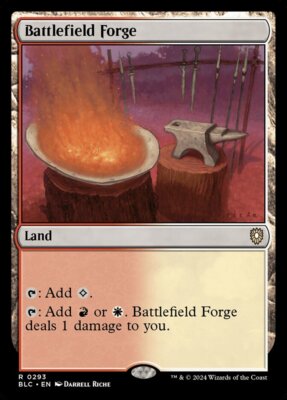 MTG Magic the Gathering Battlefield Forge (293/401) Bloomburrow Commander LP