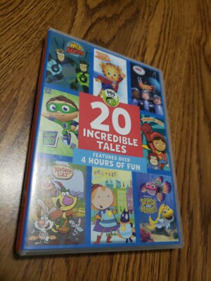 PBS Kids 20 Incredible Tales 2018 DVD Arthur, Caillou, Daniel