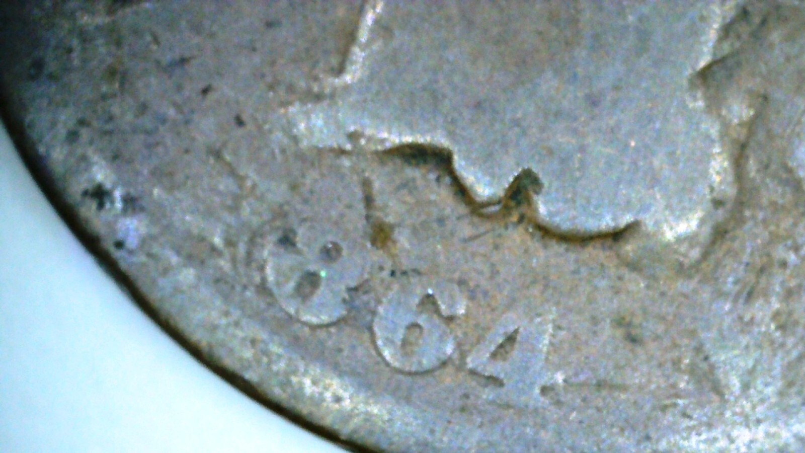 1864L INDIAN HEAD CENT Pointed Bust Initial on Ribbon Civil War Era