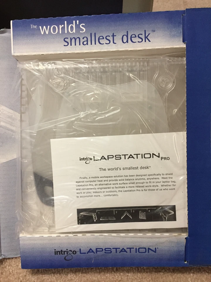 Intrigo LapStation Pro = World's Smallest Desk = Laptop Bed Couch Food Stand - Image 4 of 4