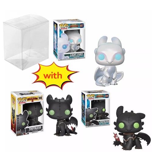 funko pop toothless and light fury
