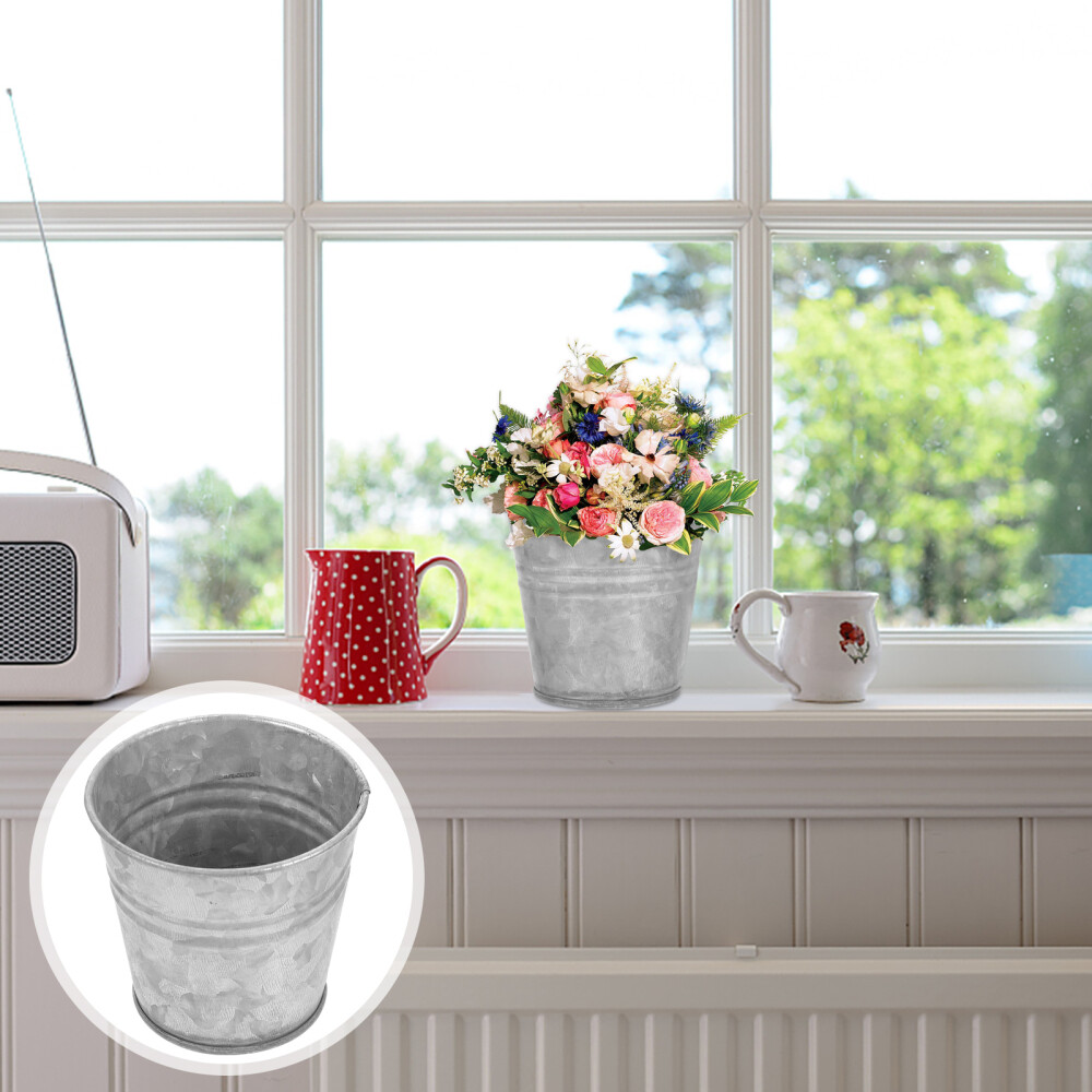 Vintage Metal Flower Buckets for Home Decor and Garden eBay